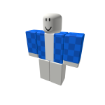 Blue Square Pattern Shirt