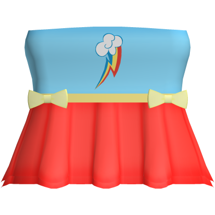 ꒰ Cute MLP Rainbow Dash Dress Roblox item