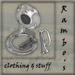 Rambonaut's Clothing n' stuff