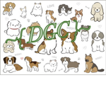 Dog group cute
