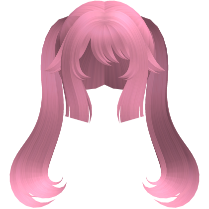 pink hu tao cute anime moe pigtails