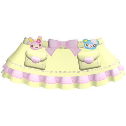 ♡ mezzo piano skirt yellow cute 
