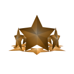 Orange Shiny Star Crown
