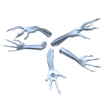 Light Blue Demonic Cursed Back Arms Roblox item
