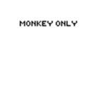 MONKEY ONLY NO PEOPLE ONLY MONKEY