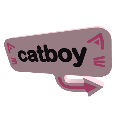Catboy Sign