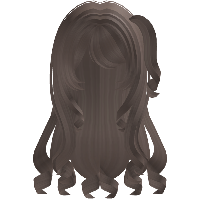 brown messy girl hair