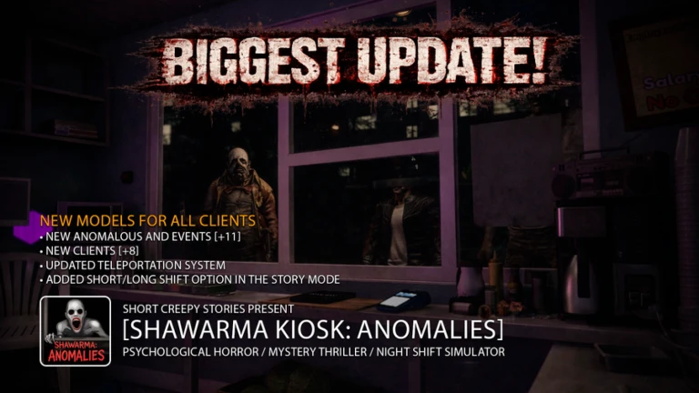 Scary Shawarma Kiosk: the ANOMALY - All New Anomalies