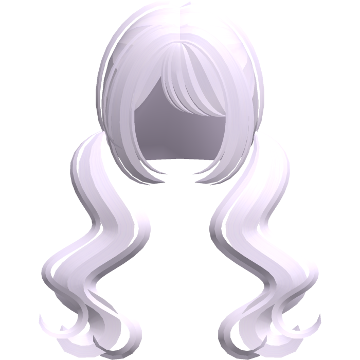 ♡ ꒱  dreamy wavy low pigtails in purple