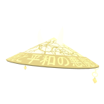 Golden Lightning Oni Samurai Hat