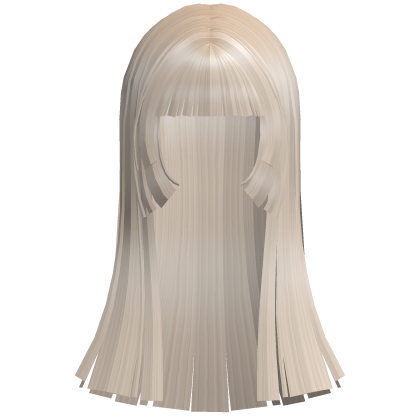 cute shoujo doll long hime cut in pastel blonde Roblox item