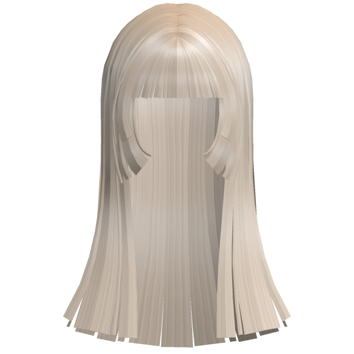 cute shoujo doll long hime cut in pastel blonde