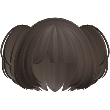 🐾 sweet mini fluffy layered moe pigtail darkbrown