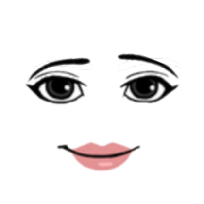 a happy girl Roblox decal
