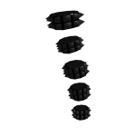 Left Leg Spikes | Black