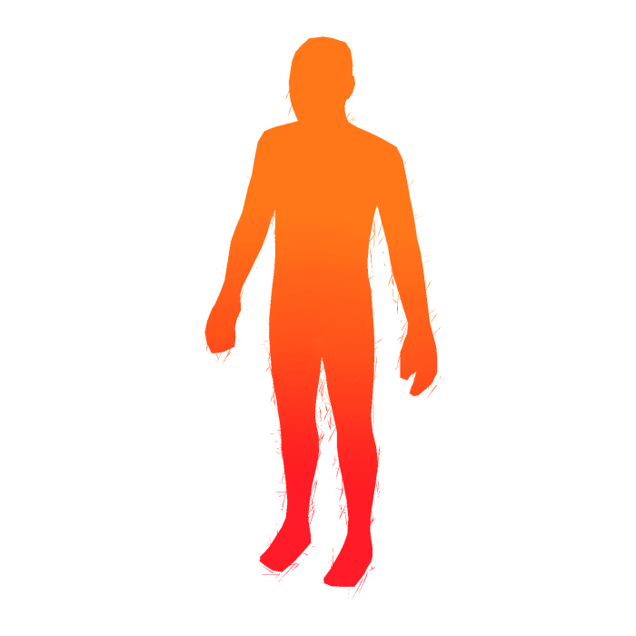 Orange Gradient Outline Aura
