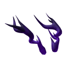 Indigo Blazewood Horns