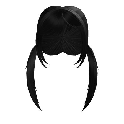 Slick Black Barb Pigtails