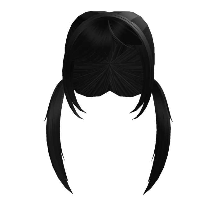 Slick Black Barb Pigtails