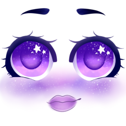 Starry Galaxy Makeup || ~~CherryyPeach~~ Roblox decal