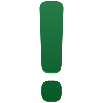 Green Exclamation Point