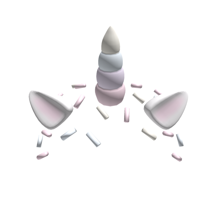 Cute Pastel Unicorn horn w/Sprinkles