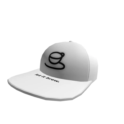 ⚪🧢 White cofi! Cap ☕ | Roblox Item - Rolimon's