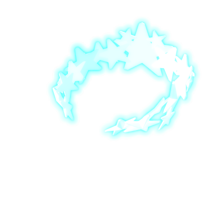 Blue emissive star crown 💫 Roblox item