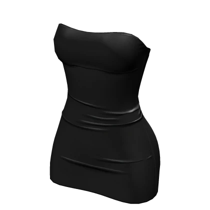 Black Latex Tight Mini Dress | Roblox Item - Rolimon's
