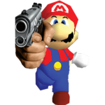 mario with gun lol