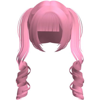 pink cute douyin princess pigtails