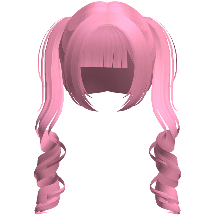 pink cute douyin princess pigtails