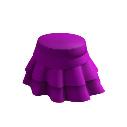 purple ruffled skirt thumbnail