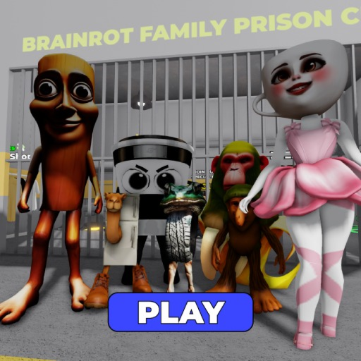 BRAINROT FAMILY PRISON RUN! (Obby)