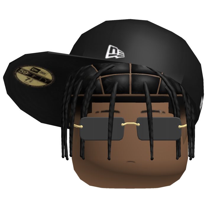 Dreads with Tilted Cap & Shades