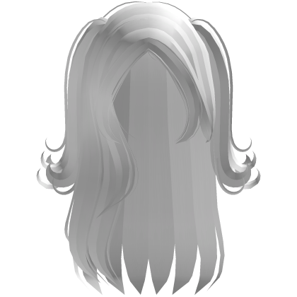۶ৎ | half up pigtails flipped pure white hair