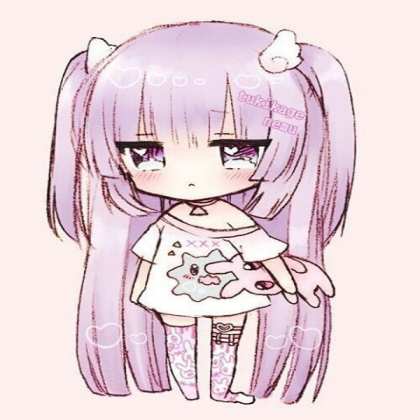 The serious chibi girl Roblox decal