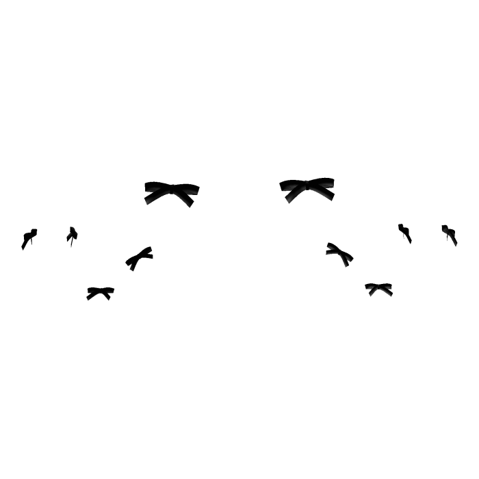 Opal King Of The Night CUte bow Addon (Black)