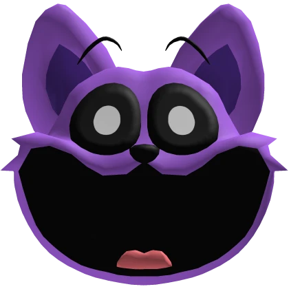 Smiling Critters Purple Cat Head | Roblox Item - Rolimon's