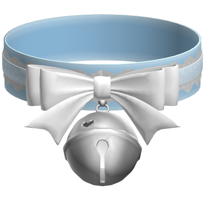 Bue Ruffled Choker Kawaii Giant Bell Collar 3.0