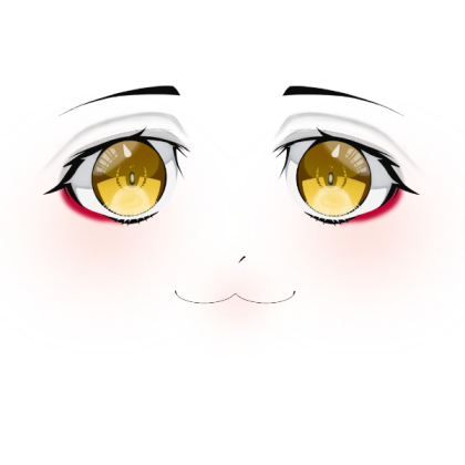 Anime face // kawaii face Roblox decal