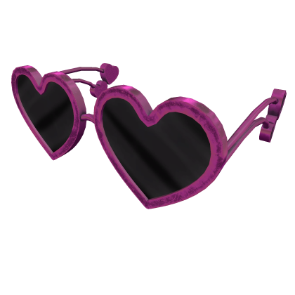 Roblox Item Pink Heart Glasses