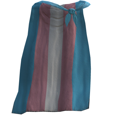 Trans Flag Cape