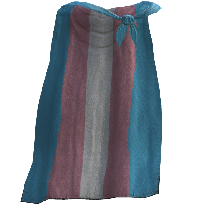 Trans Flag Cape