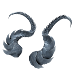 Bluesteel Dragonborn Horns