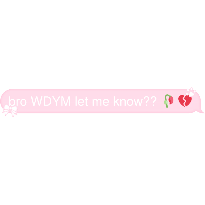 bro WDYM let me know?? 🥀💔 Text