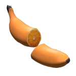 orange banana