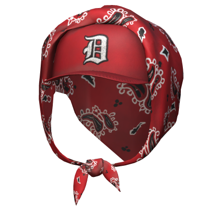 Red Bandana Detroit Tigers Flap Cap Roblox item