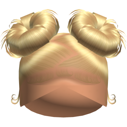 Doll Zig-Zag Part Double Buns (Blonde)