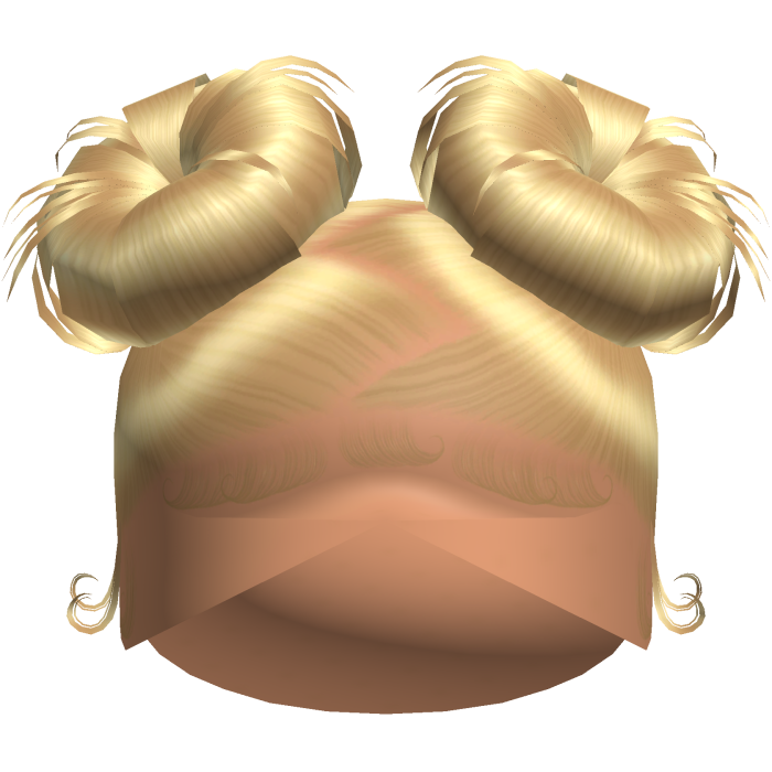 Doll Zig-Zag Part Double Buns (Blonde)